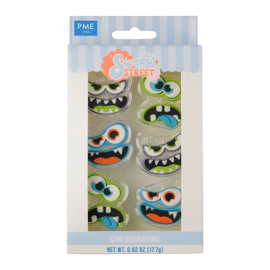 PME Cake Sweet Street® Funny Faces Icing Decorations